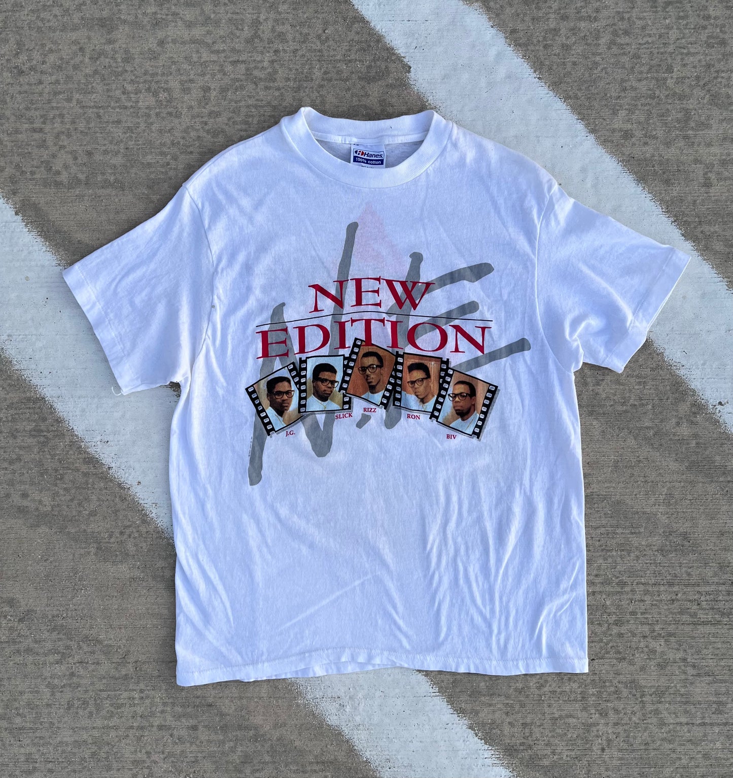 Rare “New Edition” Heatwave 89’ Tour Promo T-Shirt