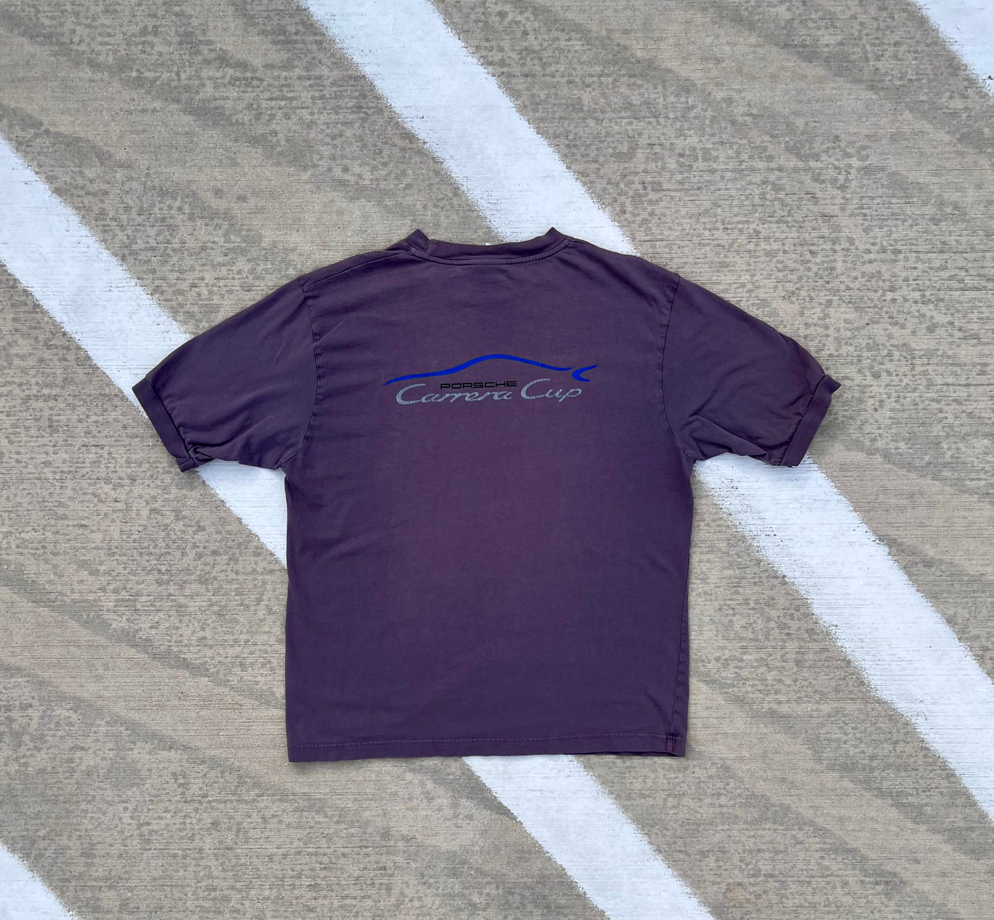 Vintage Porsche Carrera Cup Ringer Tee